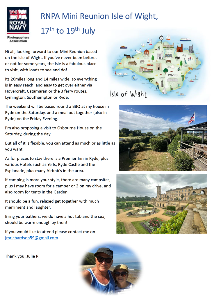 RNPA Isle of Wight Weekend Flyer